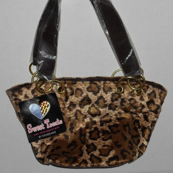 Animal Leopard Print Brown Fashion Bag Purse
